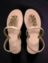 Rare Sparkle Pastel Pink T - strap Flats - cunei